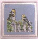 American Goldfinches Trivet