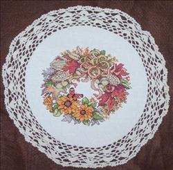 Fall Wreath Doily