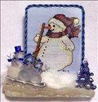 Snowman With Broom