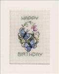 Blue Butterflies Birthday Card
