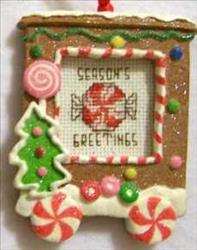 Season’s Greetings Peppermint Candy Ornament