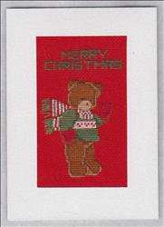 Christmas Teddy Card