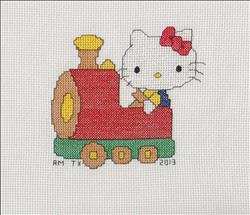 Hello Kitty on Train