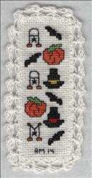 Halloween Initial Bookmark