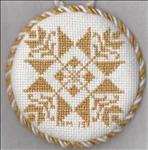 Golden Snowflake Ornament