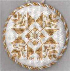 Golden Snowflake Ornament
