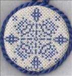 Stitched using different colors.