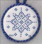 Stitched using different colors.