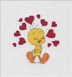 Tweety & Hearts