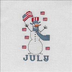Snowman of the Month Club July