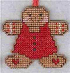 Mini Gingerbread Girl Ornament