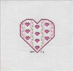 Monthly Hearts Afghan - February