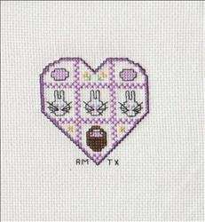 Monthly Hearts Afghan - April