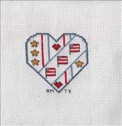 Monthly Hearts Afghan - July