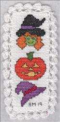 Small Doily Halloween Bookmark