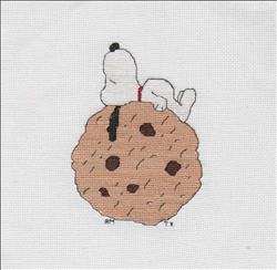 Snoopy and a Big Cookie
