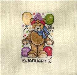 Calendar Teddy - January