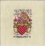Calendar Teddy - February