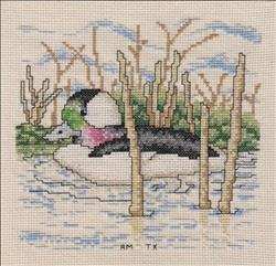 Duck Afghan -  Bufflehead Duck