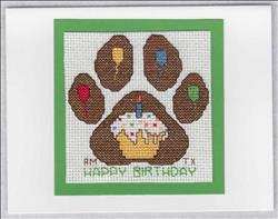 Birthday Paw Print