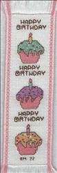 Birthday Cupcake Bookmark