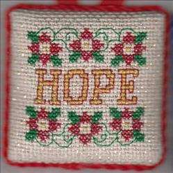Stitched ornament in a different color.