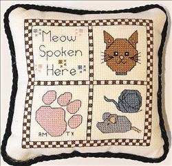 Meow Spoken Here Square