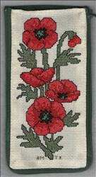 Red Poppies Eyeglass Case