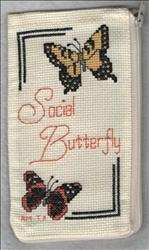 Social Butterfly Eyeglass Case