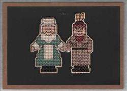 Pilgrim and Indian Card