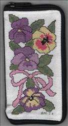 Pansies Eyeglass Case