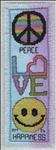 Peace, Love, and Happiness Bookmark