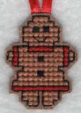 Advent Calendar Gingerbread Girl Ornament