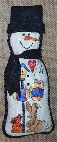 Sylvester Snowman Pillow