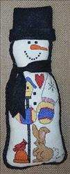 Sylvester Snowman Pillow