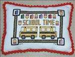School Time Square Pillow