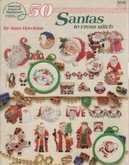 50 Santas to Cross Stitch | Cover: Various Mini Santas