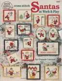 Cross Stitch Santas at Work & Play | Cover: Various Mini Santas