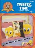 Looney Tunes Tweety Time in Cross Stitch | Cover: Tweety Bird Pillows 