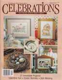 Celebrations to Cross Stitch & Craft | Cover: Funny Farm, Bunny, and Wings in Harmony