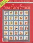 Just Cross Stitch | Cover: Teddy Bear Alphabet Quilt