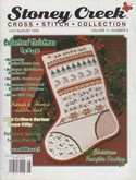 Stoney Creek Cross Stitch Collection | Cover: Christmas Sampler Stocking