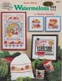 Cross Stitch Watermelons | Cover: Friends are Always Welcome Here