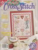 Simply Cross Stitch (now Cross Stitch Magazine) | Cover: Expressions of Love