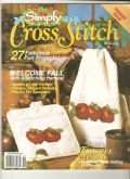 Simply Cross Stitch (now Cross Stitch Magazine) | Cover: Apple Harvest