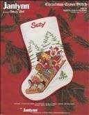 Suzy's Zoo Stocking | Cover: Cartoon Animals Sliding on a Sled